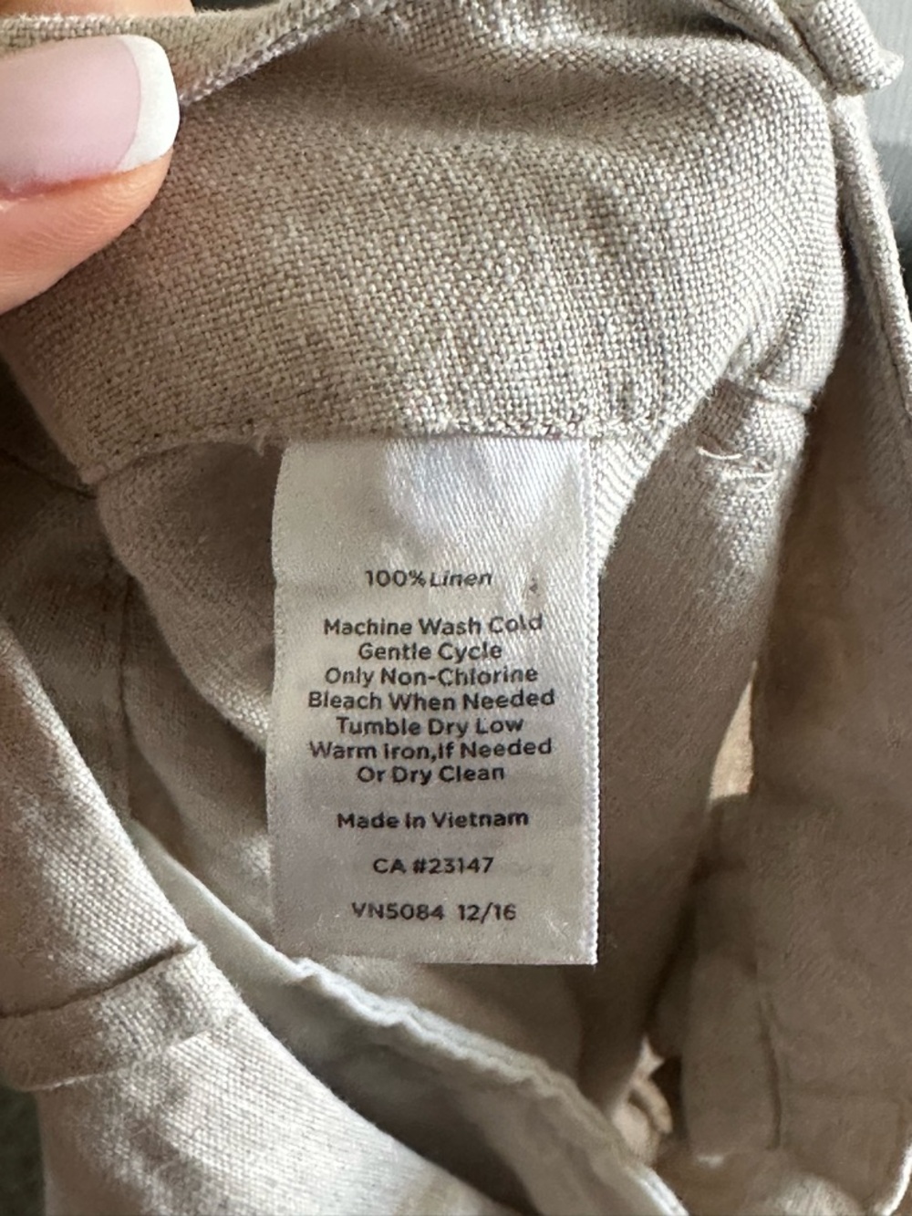 Talbots Linen pants - Picture 4 of 4